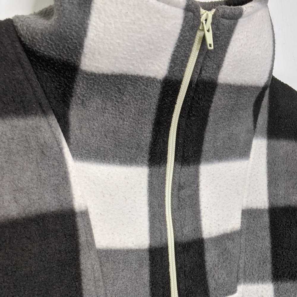 Vintage Vintage Fleece Plaid Pullover Sweatshirt … - image 5