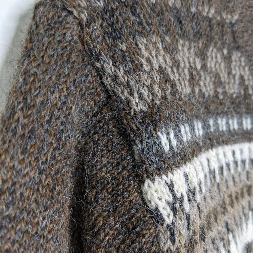 Vintage Vintage Peruvian Link Alpaca Sweater Stri… - image 2