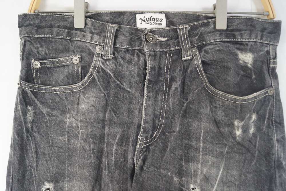 Distressed Denim × Vintage Rare!! Nylaus Clothing… - image 3