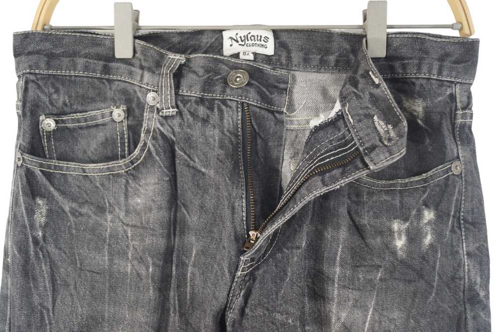 Distressed Denim × Vintage Rare!! Nylaus Clothing… - image 5