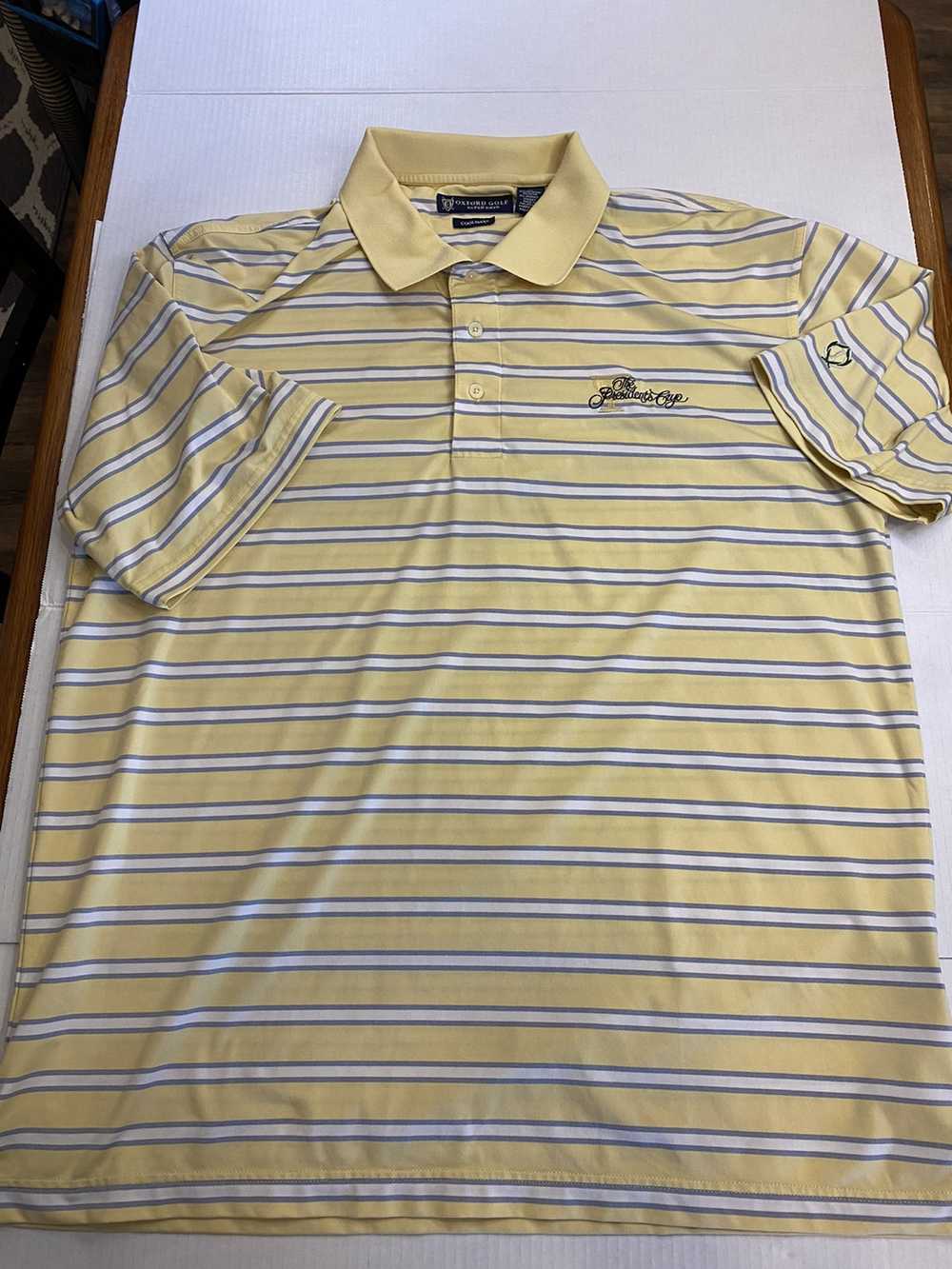 Oxford Oxford Golf Shirt Mens Extra Large Polo Pr… - image 3