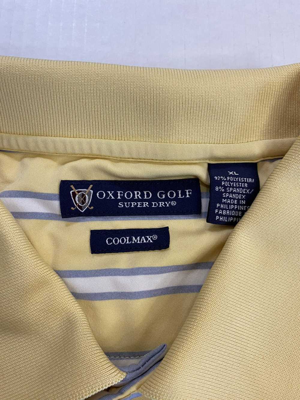 Oxford Oxford Golf Shirt Mens Extra Large Polo Pr… - image 6