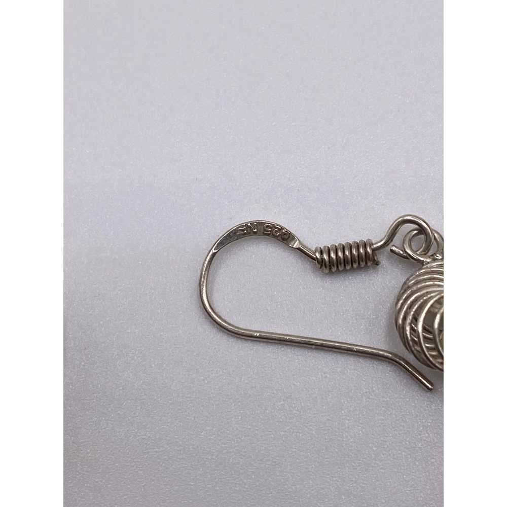 Other Vintage 925 swirl earrings - image 5