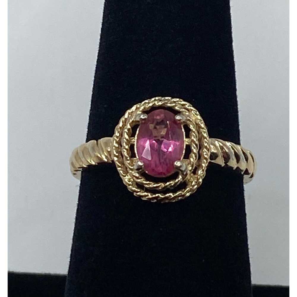 Other 925 gold tone vintage ring - image 2