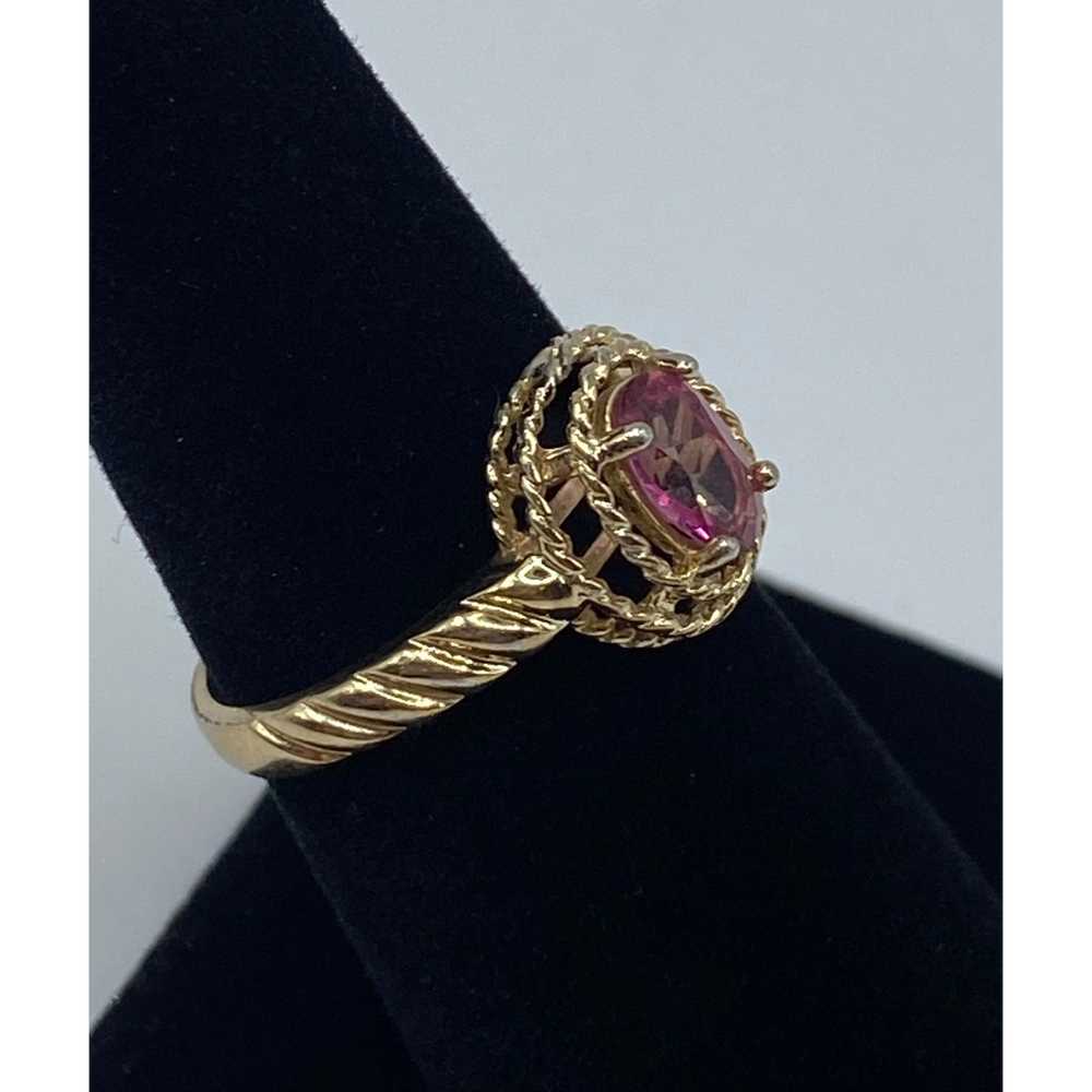 Other 925 gold tone vintage ring - image 3