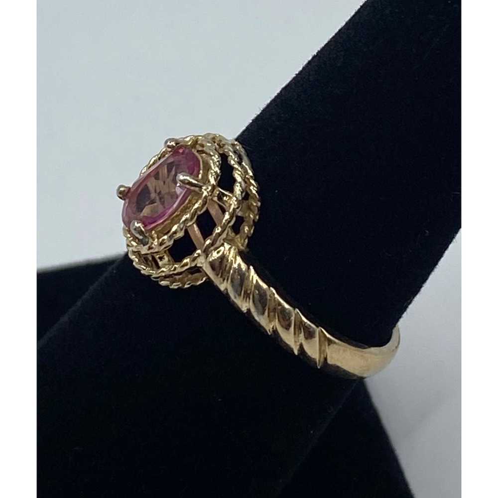 Other 925 gold tone vintage ring - image 4