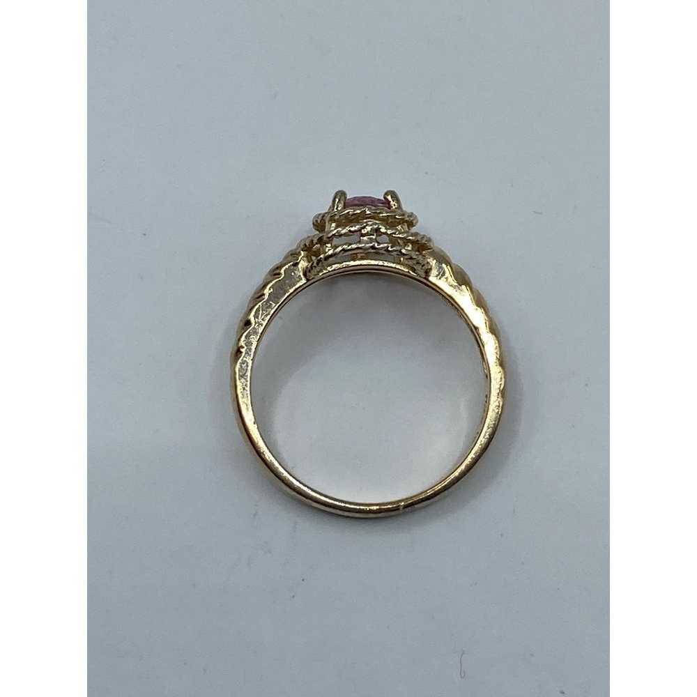 Other 925 gold tone vintage ring - image 5
