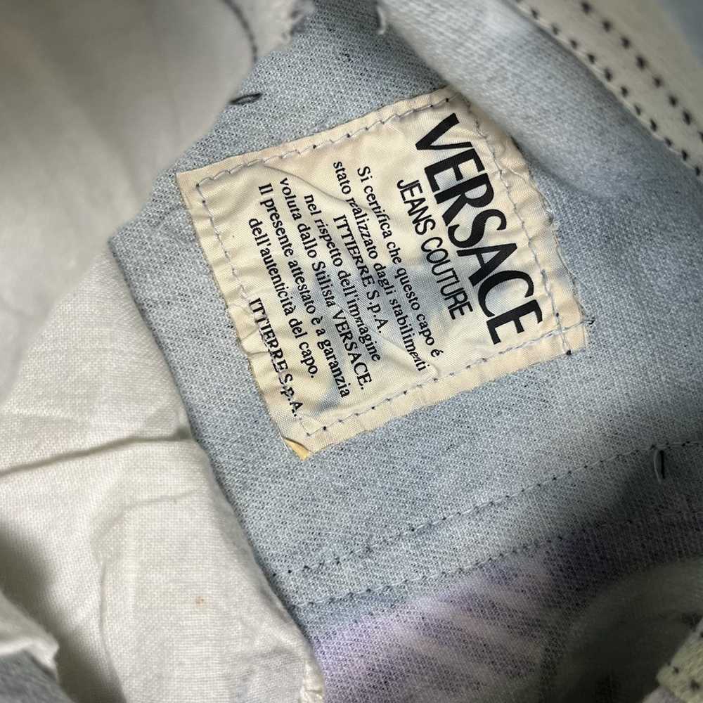 Versace Vintage Versace 1991 Graphics Jeans - image 12
