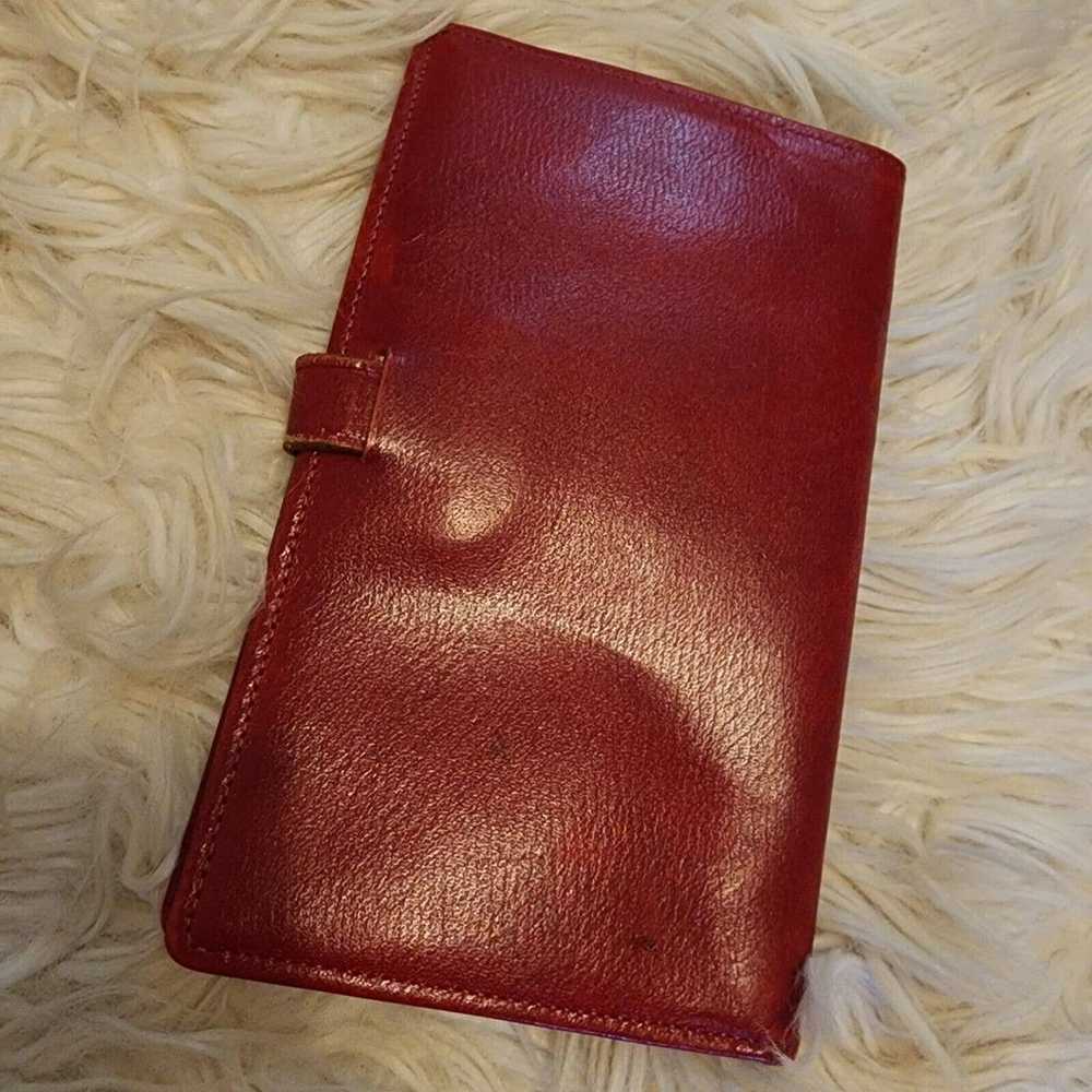 Etons Mello Cowhide Leather Travel Wallet Vintage… - image 4