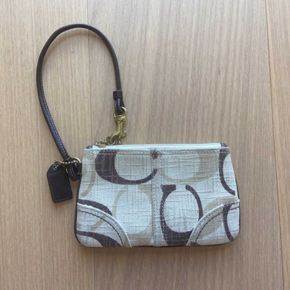 Coach wristlet purse - image 1