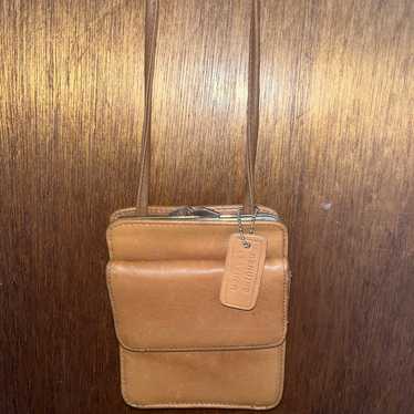 Vintage Kisslock  leather Crossbody - image 1