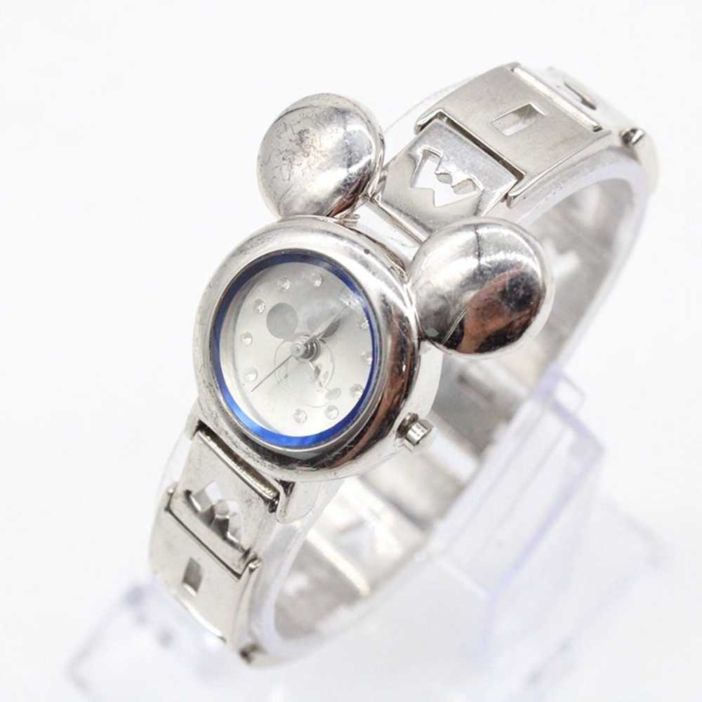 Vintage Disney Watch Womens Silver Tone Stainless… - image 3
