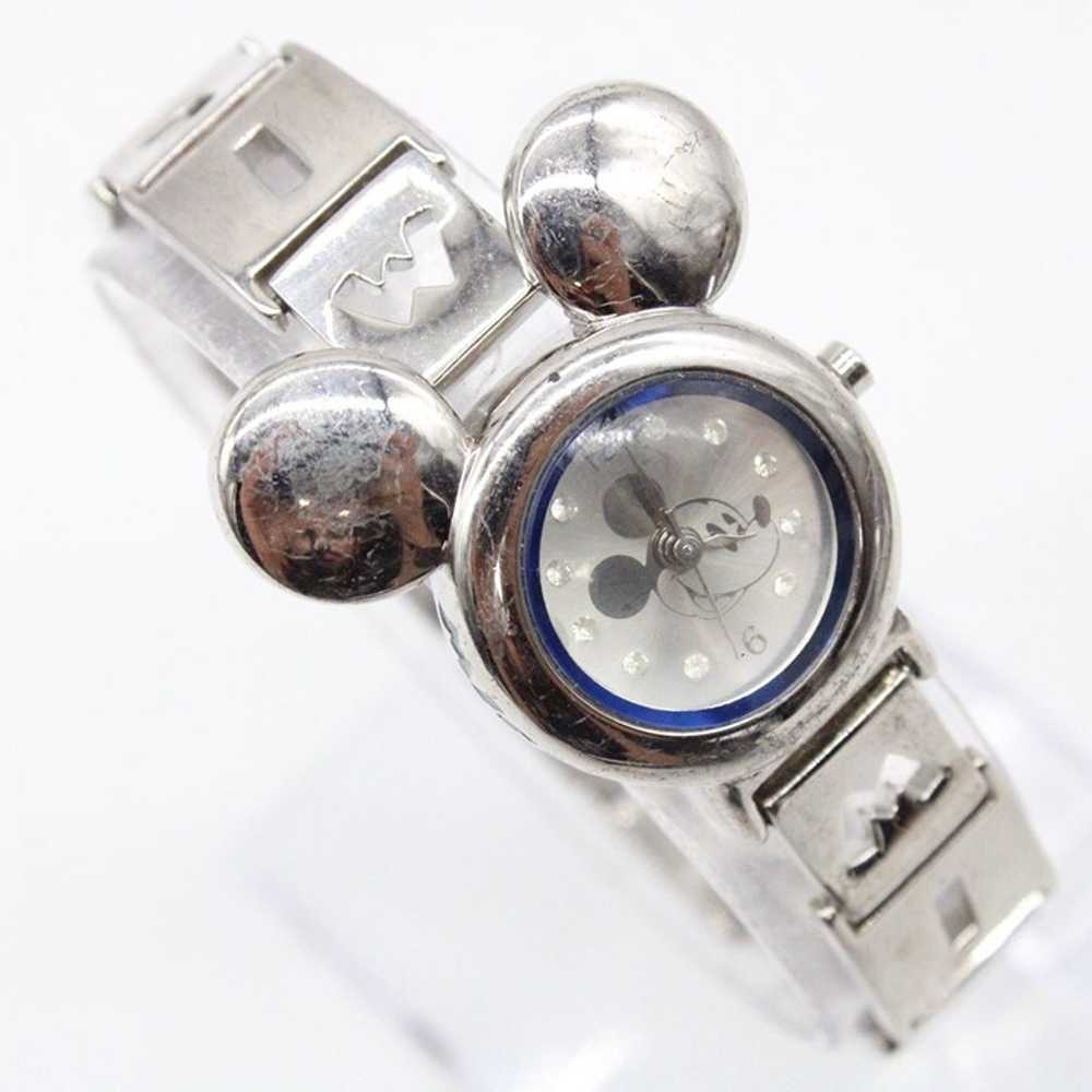 Vintage Disney Watch Womens Silver Tone Stainless… - image 4