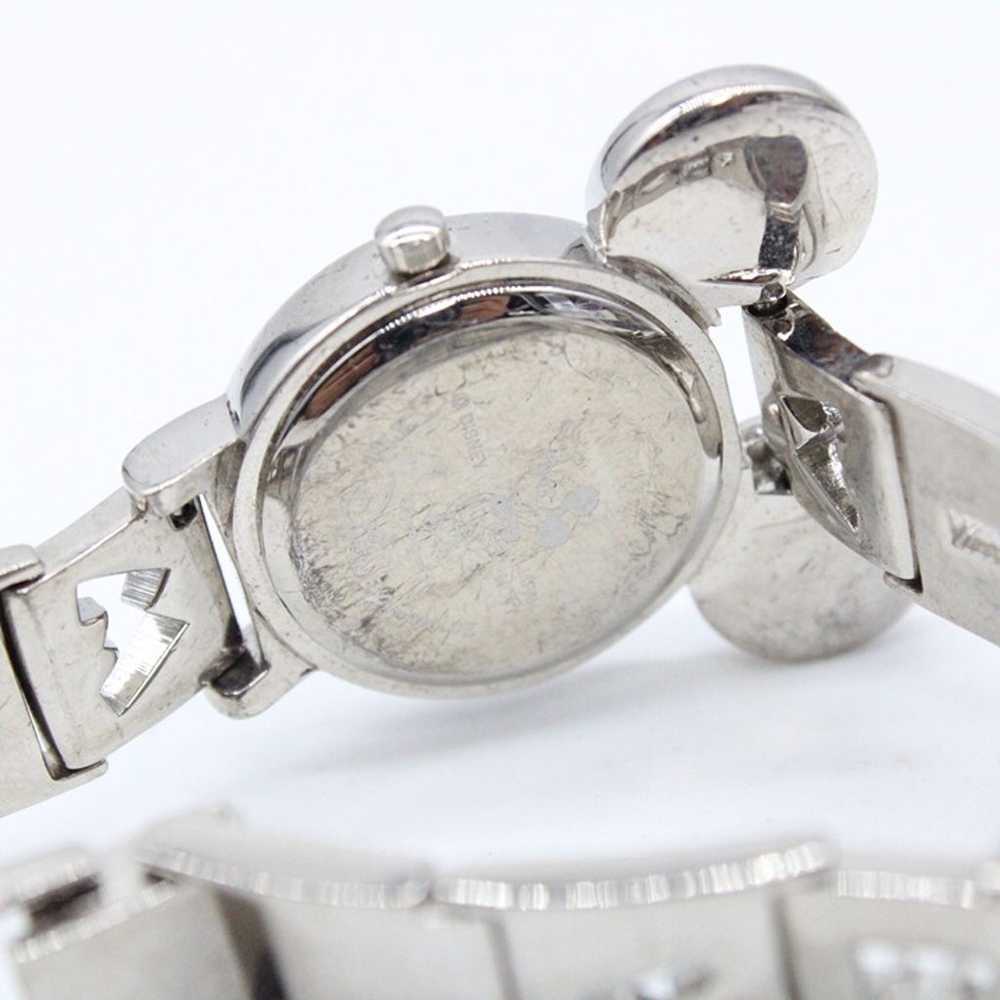 Vintage Disney Watch Womens Silver Tone Stainless… - image 8