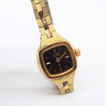 Vintage CITIZEN Watch Womens Gold Tone Stainless … - image 1