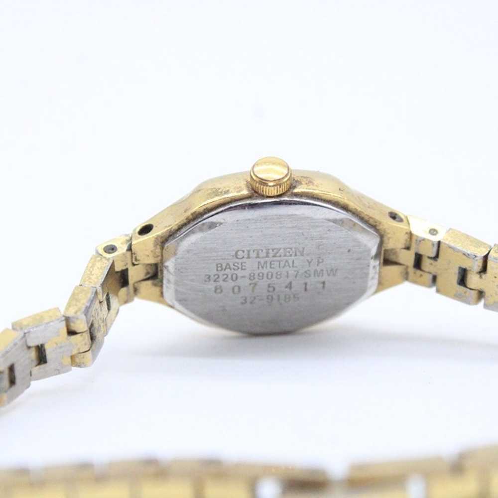 Vintage CITIZEN Watch Womens Gold Tone Stainless … - image 5
