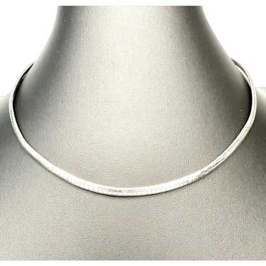 4mm Sterling Silver Omega Necklace