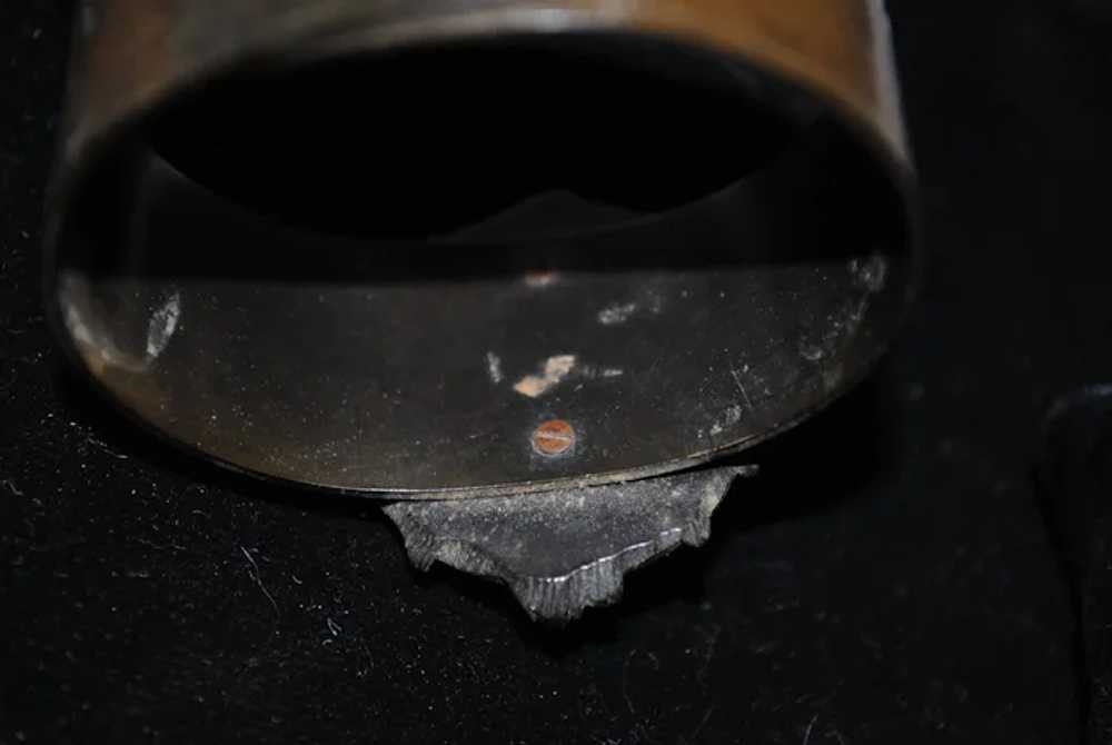 Rare Antique Victorian Mourning Vulcanite Bacchan… - image 10