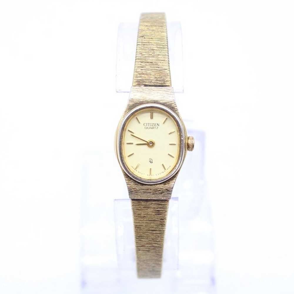 Vintage Citizen Watch Womens Gold Tone Stainless … - image 1