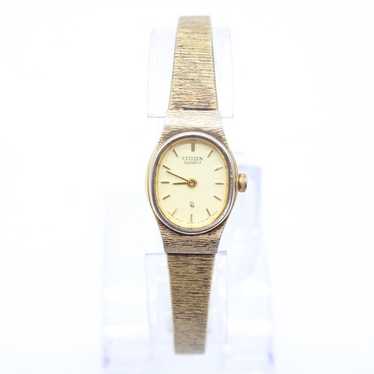 Vintage Citizen Watch Womens Gold Tone Stainless … - image 1