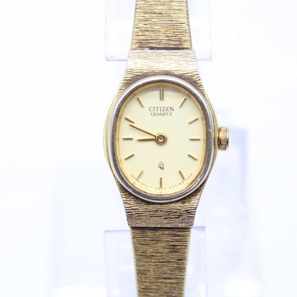 Vintage Citizen Watch Womens Gold Tone Stainless … - image 2