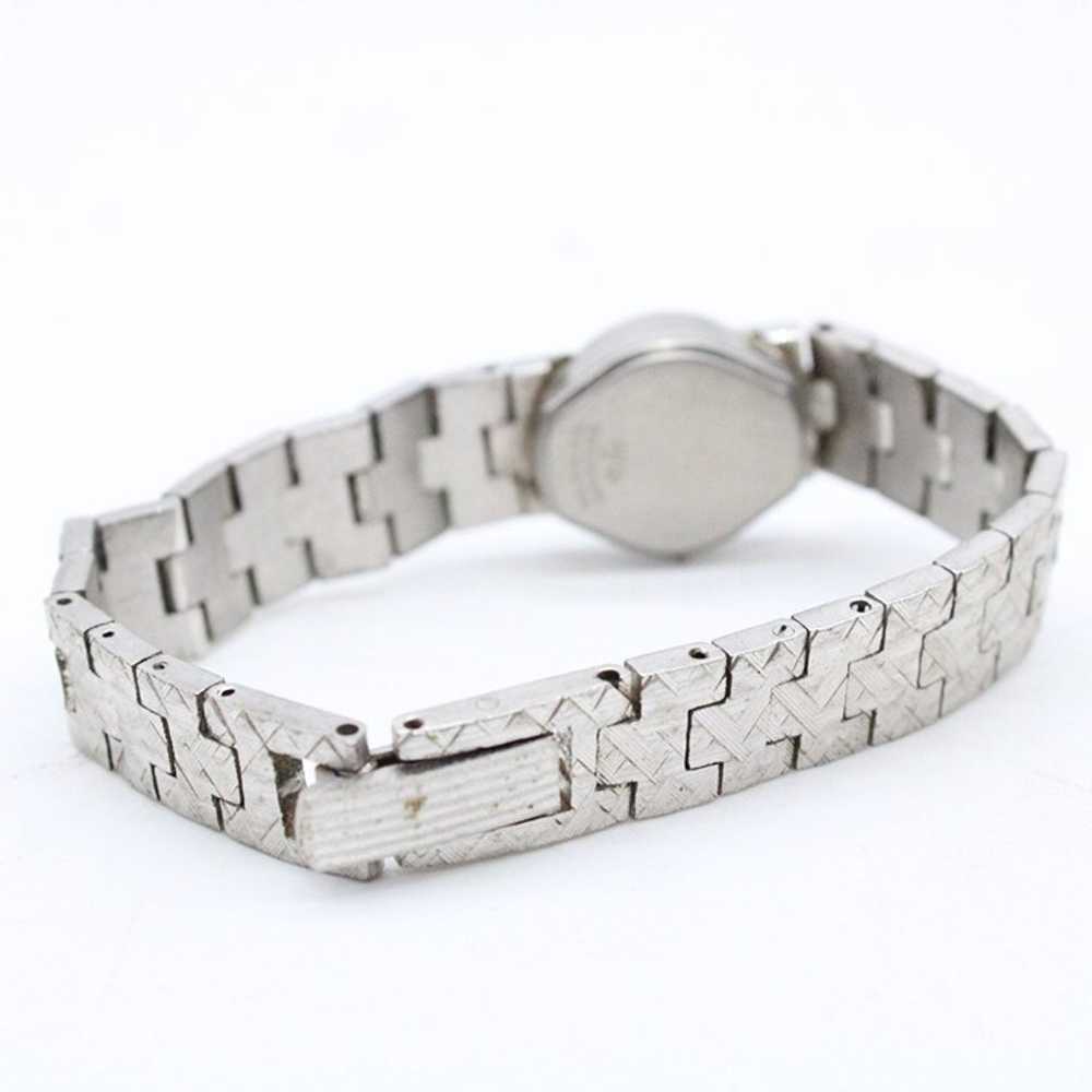 Vintage CLINTON Watch Womens Silver Tone Stainles… - image 7