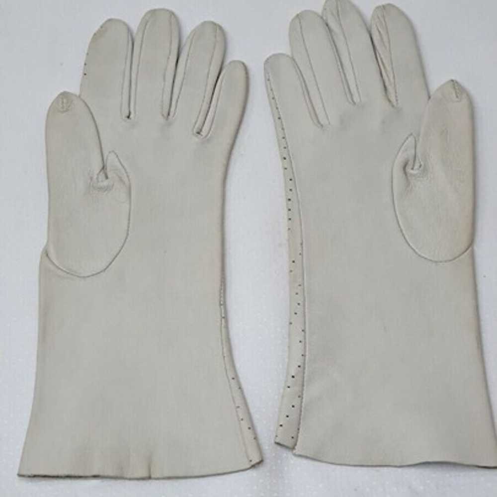 Pair 3 60'S Leather Gloves Womens GUIBERT FRERES … - image 7