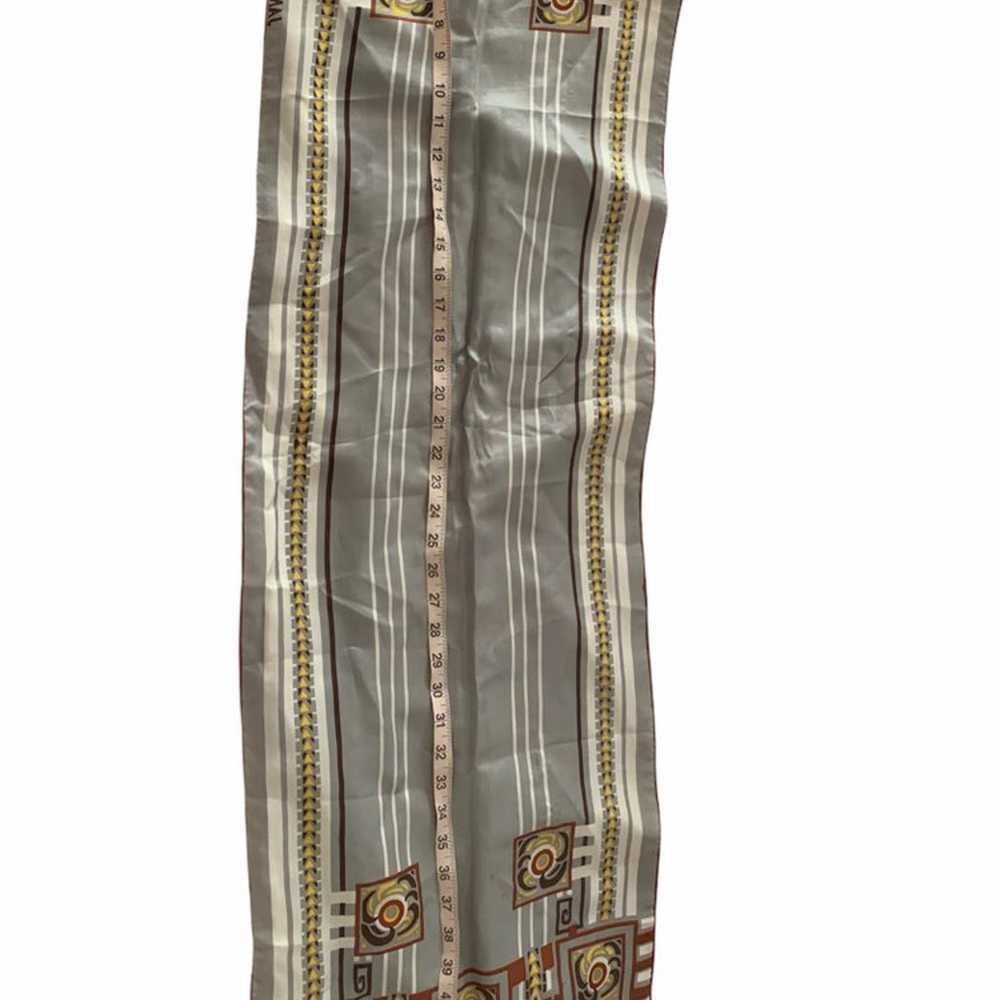 Vintage RARE Jan Frimier Silk 1960's scarf - image 5