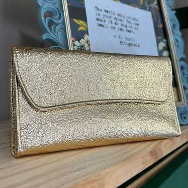 Vintage Baronet Fifth Ave GOLD Wallet