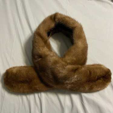 Real mink fur scarf - image 1