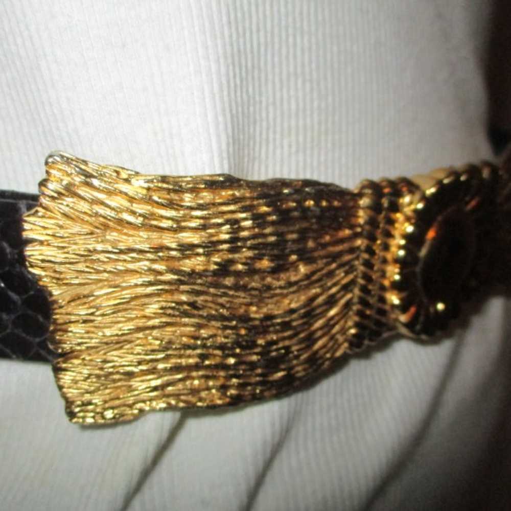 Accessocraft vintage buckle and belt - image 5