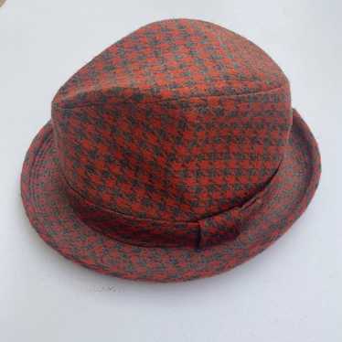 Vintage Rosollino Fedora houndstooth hat - image 1
