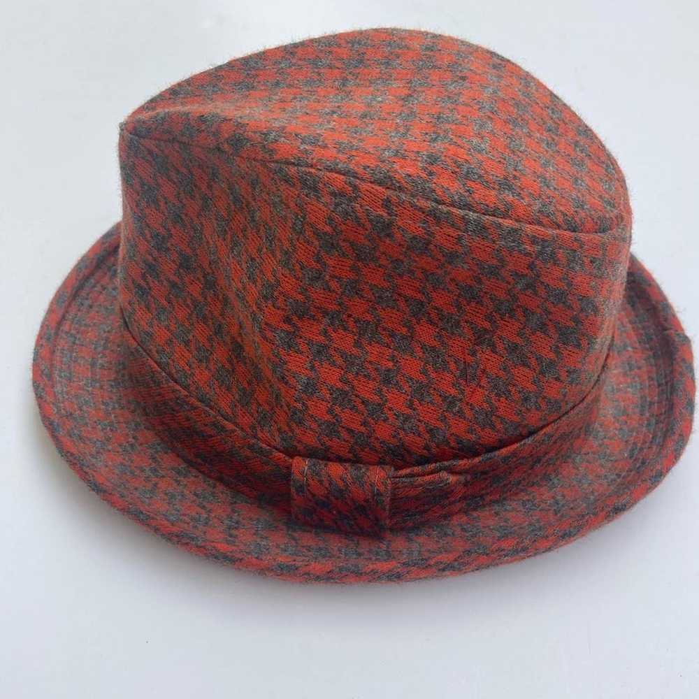 Vintage Rosollino Fedora houndstooth hat - image 5