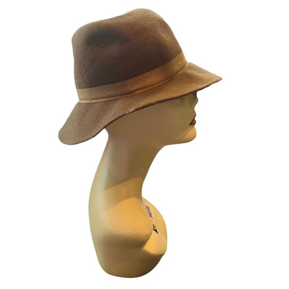 Vintage Fedora hat brown - image 5
