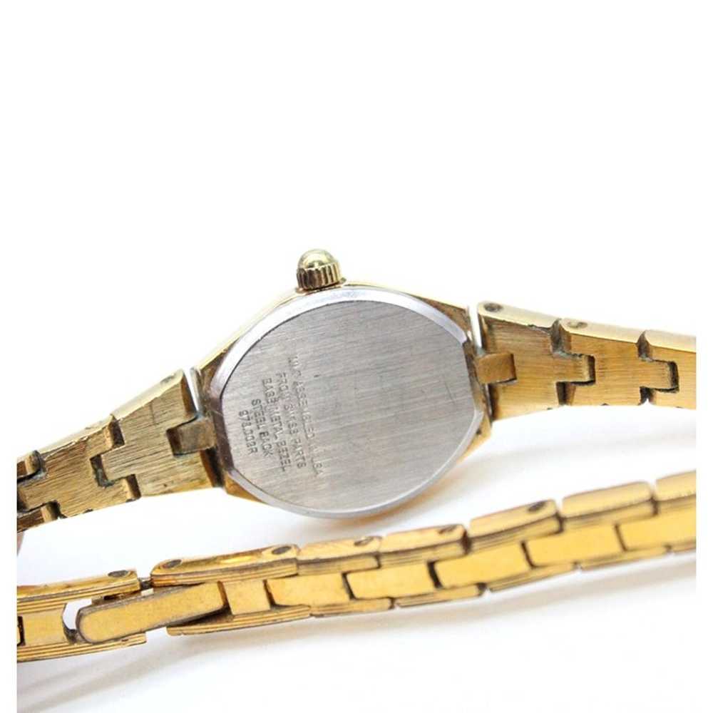 Vintage BELAIR Watch Womens Gold Tone Stainless S… - image 8