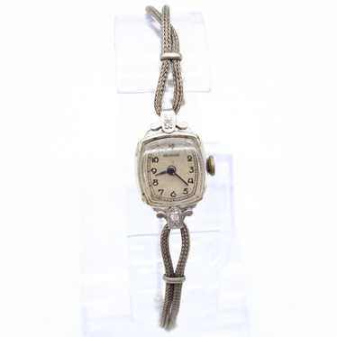 Vintage BULOVA Watch Womens Silver Tone Stainless… - image 1