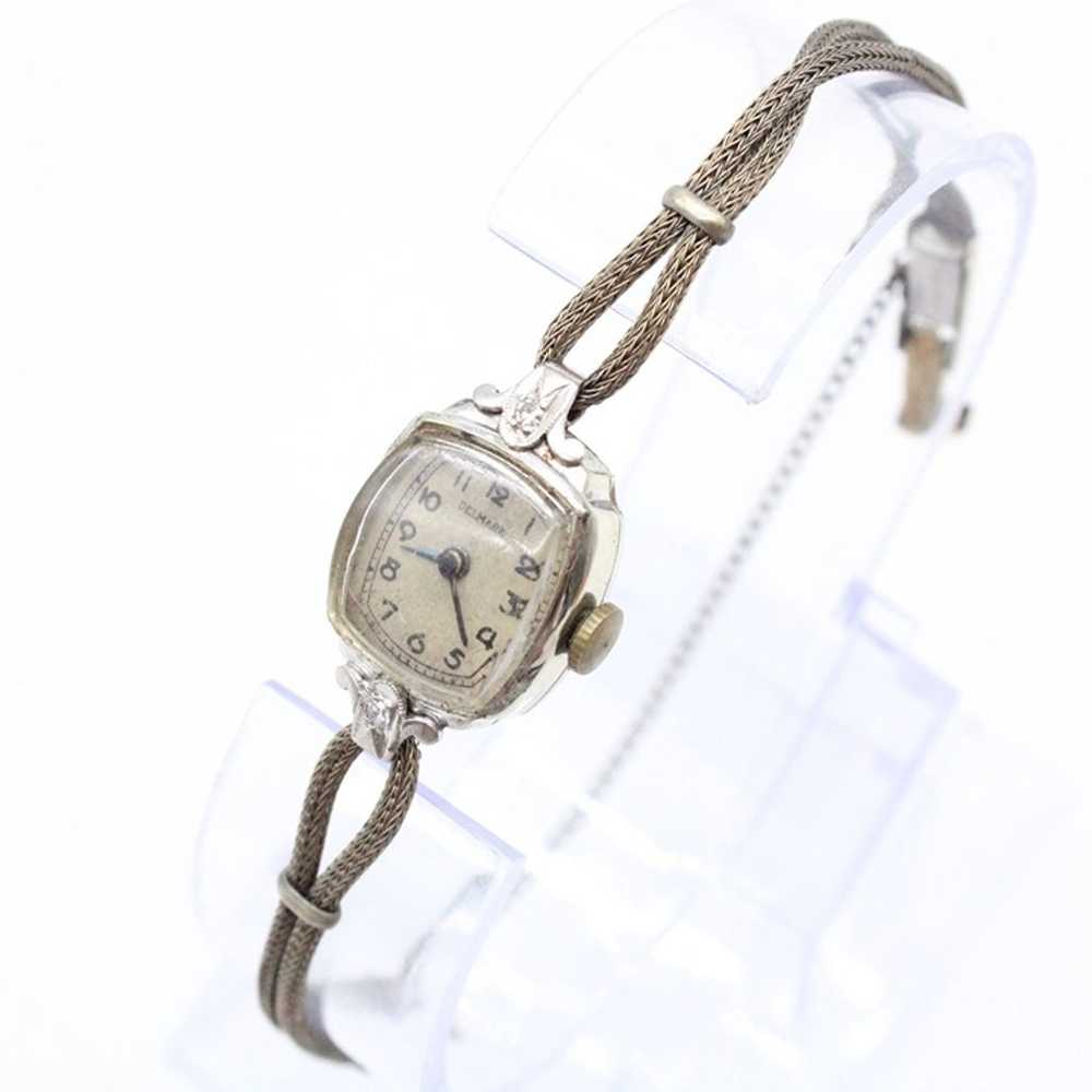 Vintage BULOVA Watch Womens Silver Tone Stainless… - image 3