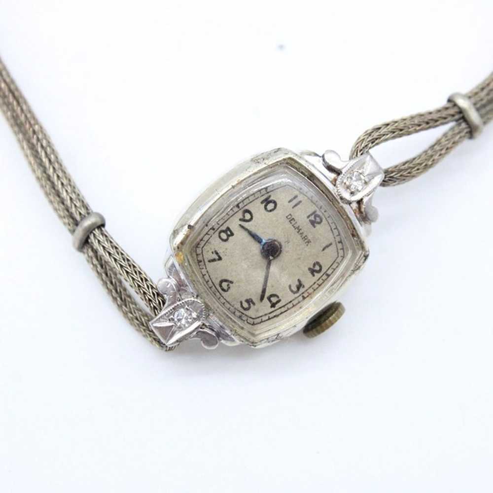 Vintage BULOVA Watch Womens Silver Tone Stainless… - image 6