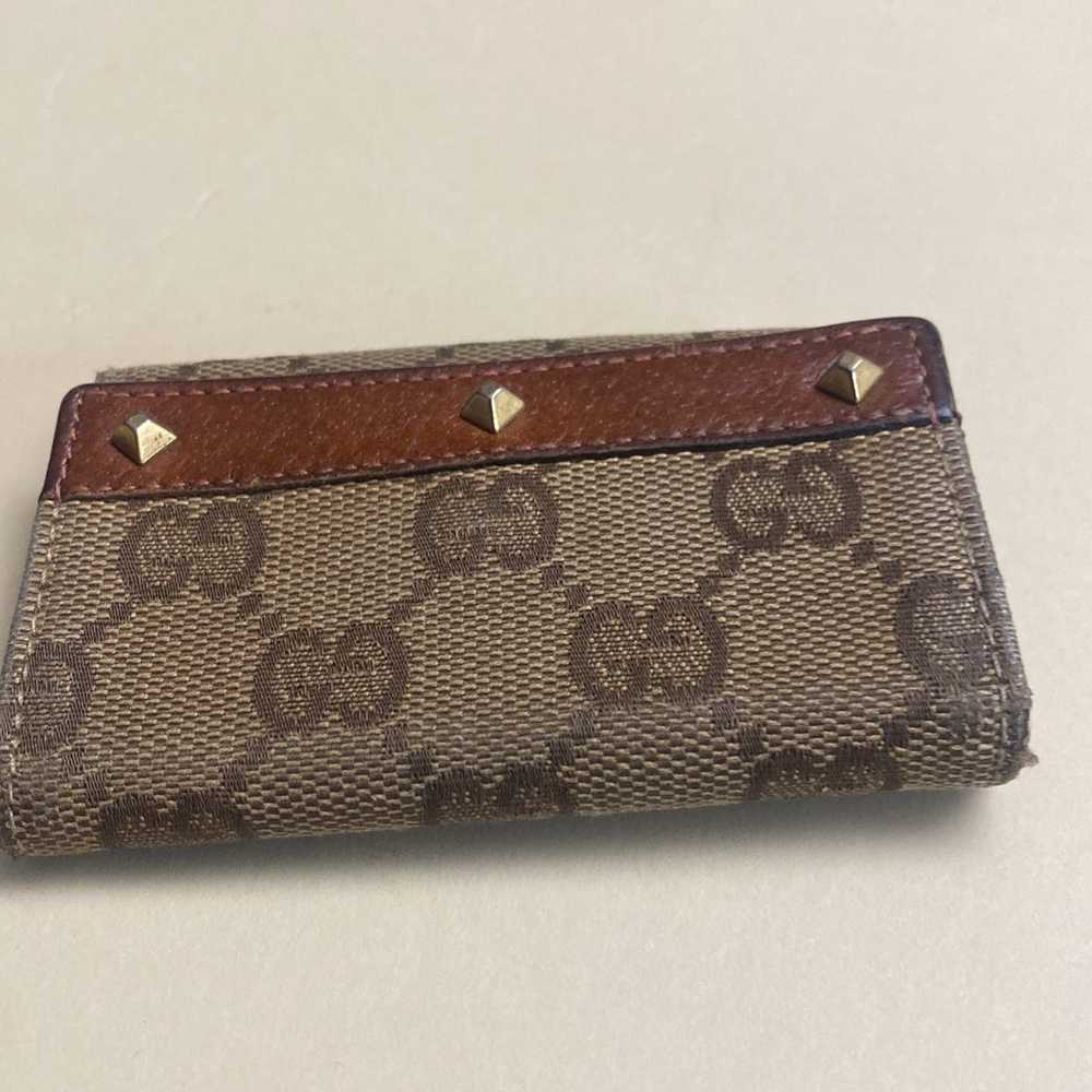 Gucci Brown GG Canvas Holder small wallet - image 3