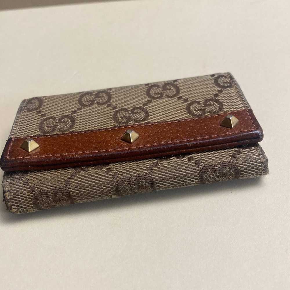 Gucci Brown GG Canvas Holder small wallet - image 5
