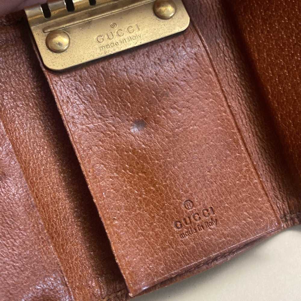Gucci Brown GG Canvas Holder small wallet - image 9