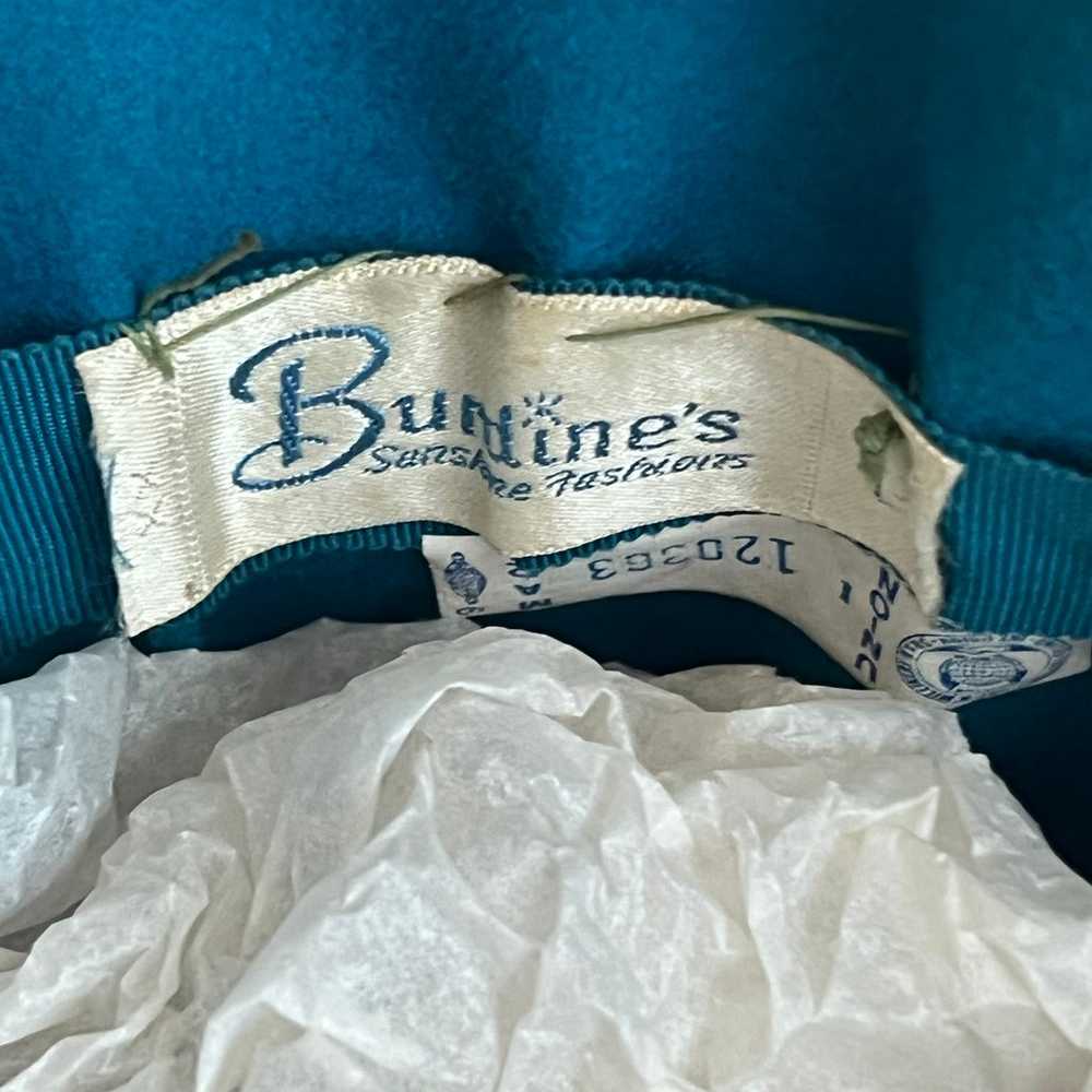 Vintage Burdine's Sunshine Fashions Women's Blue … - image 8