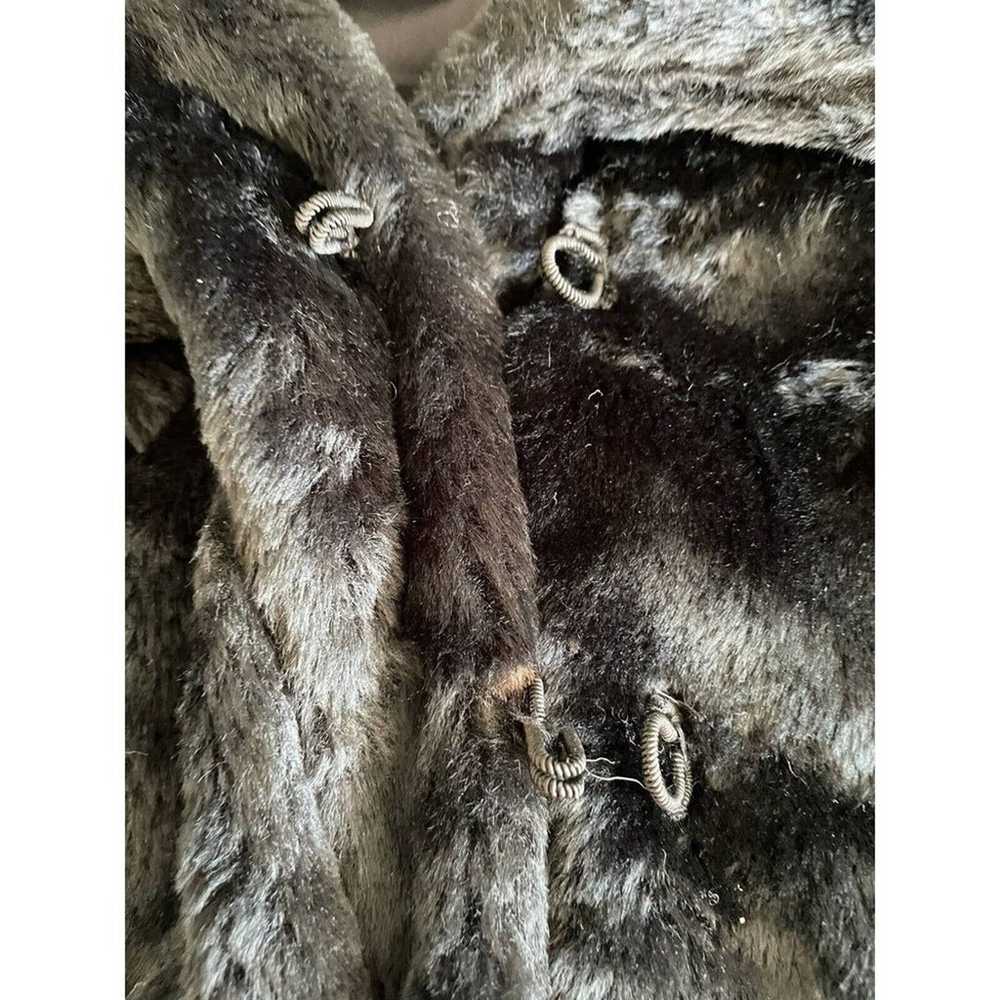 Vintage Faux Fur Shoulder Wrap 1950s Black. Elega… - image 5