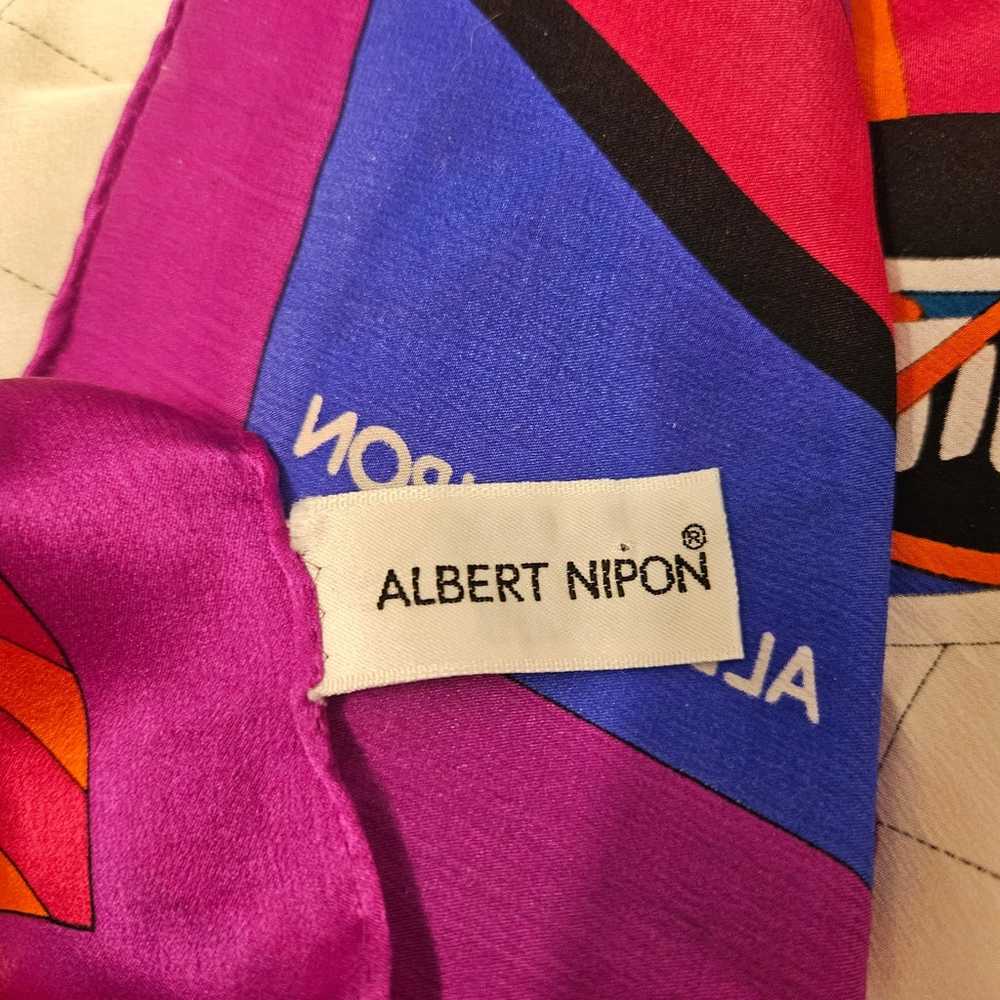 Albert Nipon Silk Scarf Playing Cards - image 7