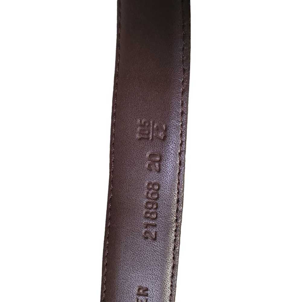 Christian Dior Vintage Brown Split Leather Belt G… - image 6