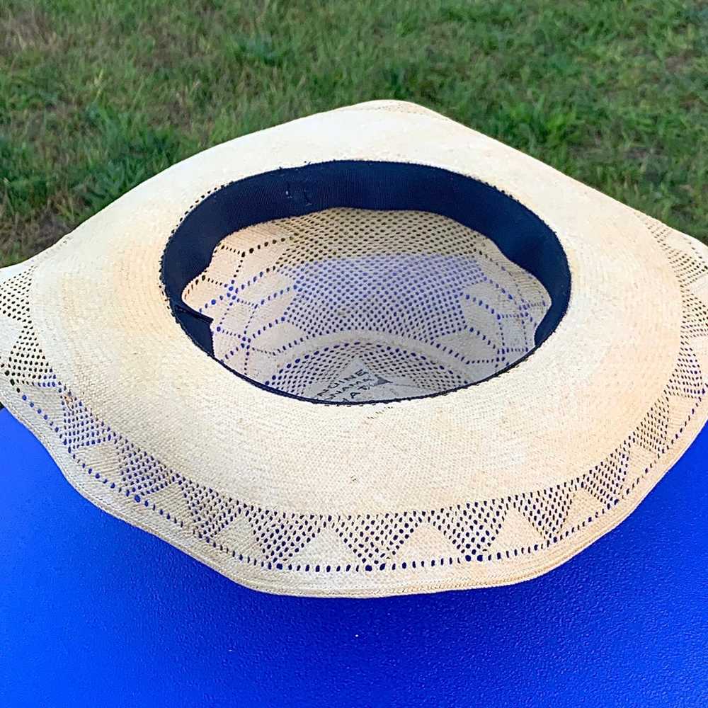 Mid Century Vintage Genuine Panama Hat - image 10