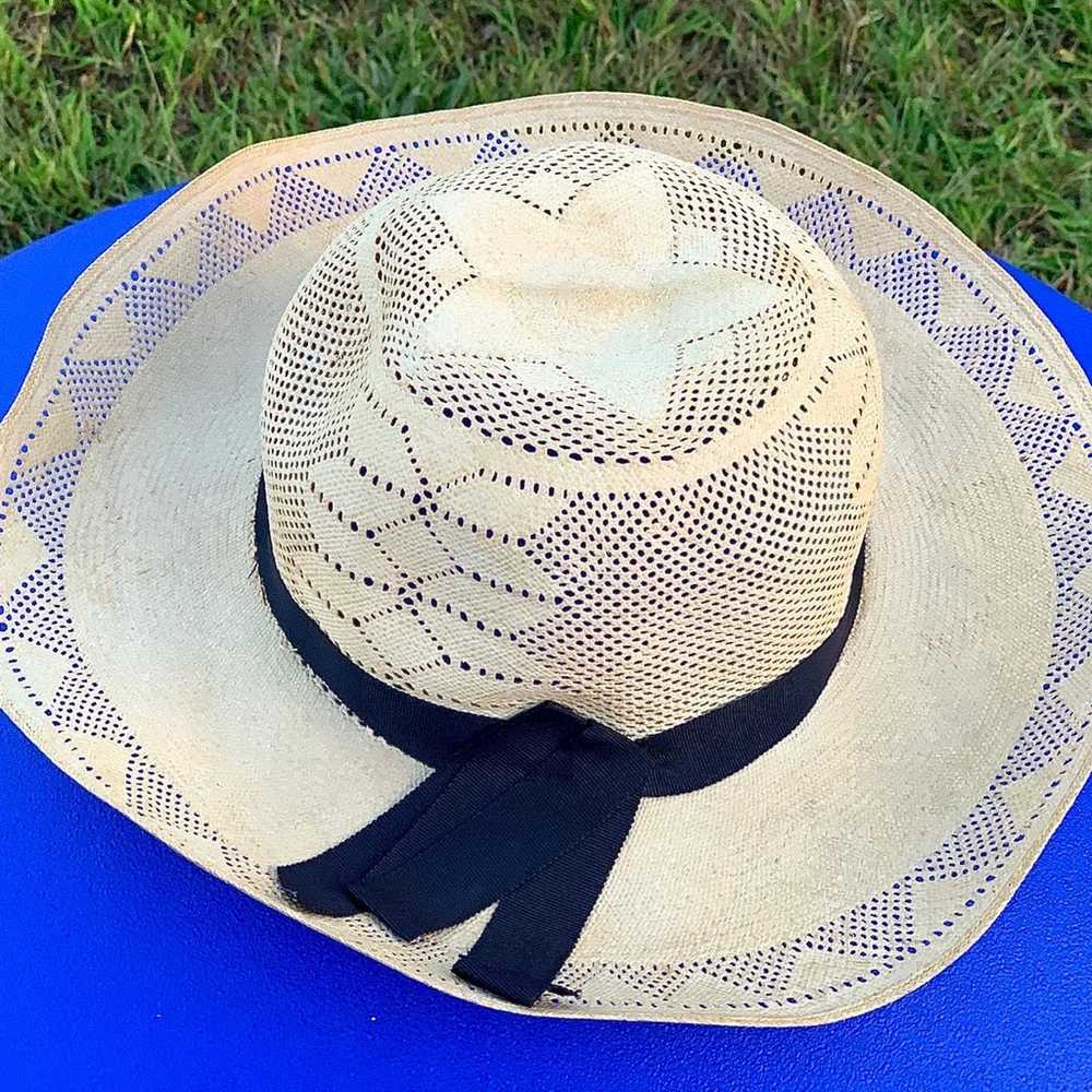 Mid Century Vintage Genuine Panama Hat - image 5