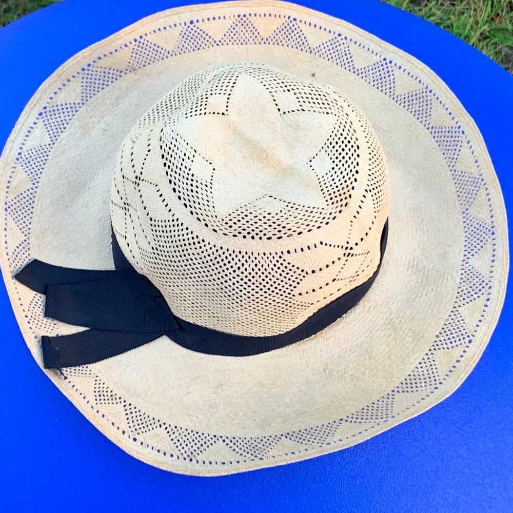 Mid Century Vintage Genuine Panama Hat - image 8