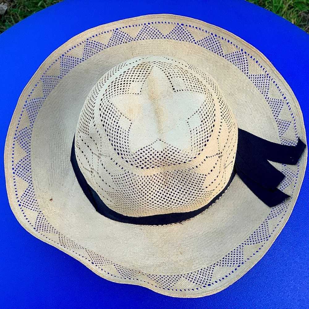 Mid Century Vintage Genuine Panama Hat - image 9