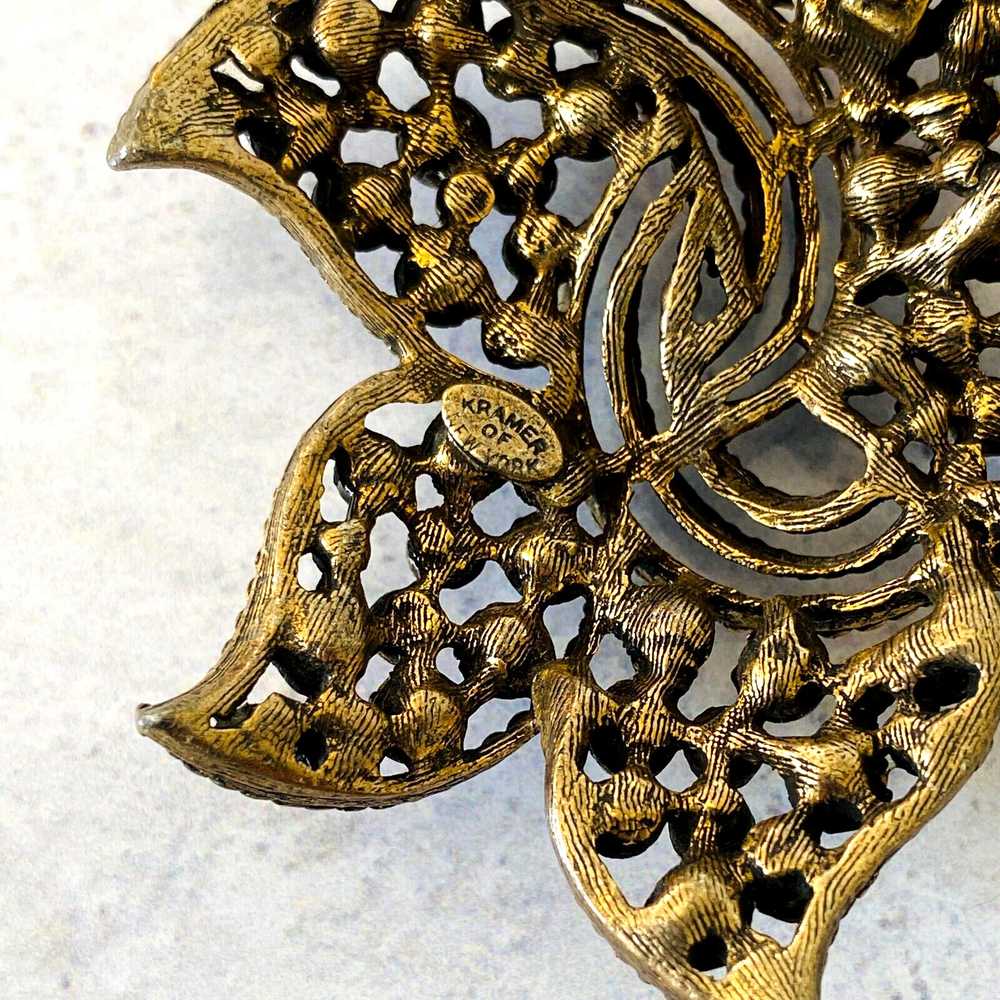 VTG Kramer of New York Starfish Pendant Necklace … - image 7